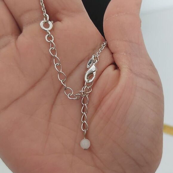 Avon Dewey Dazzle Bird Twig Flowers Pendant Necklace Cottage Core Statement - Picture 5 of 8